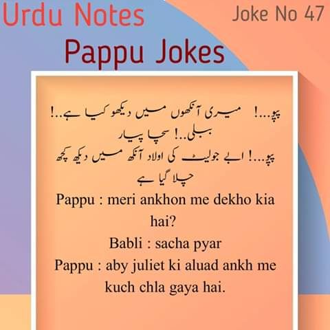 Pappu Jokes In Urdu 4