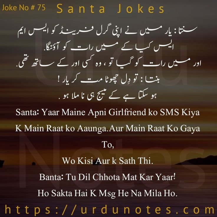 New santa banta jokes In Urdu 10