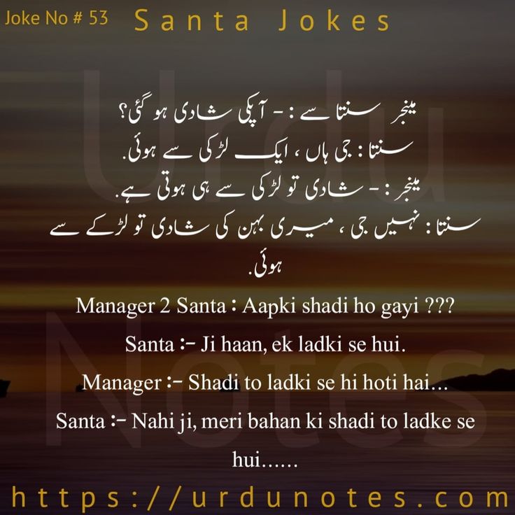 New santa banta jokes In Urdu 8