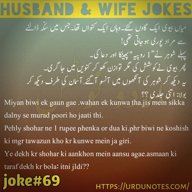 Husband Wife Jokes In Urdu Sms 1