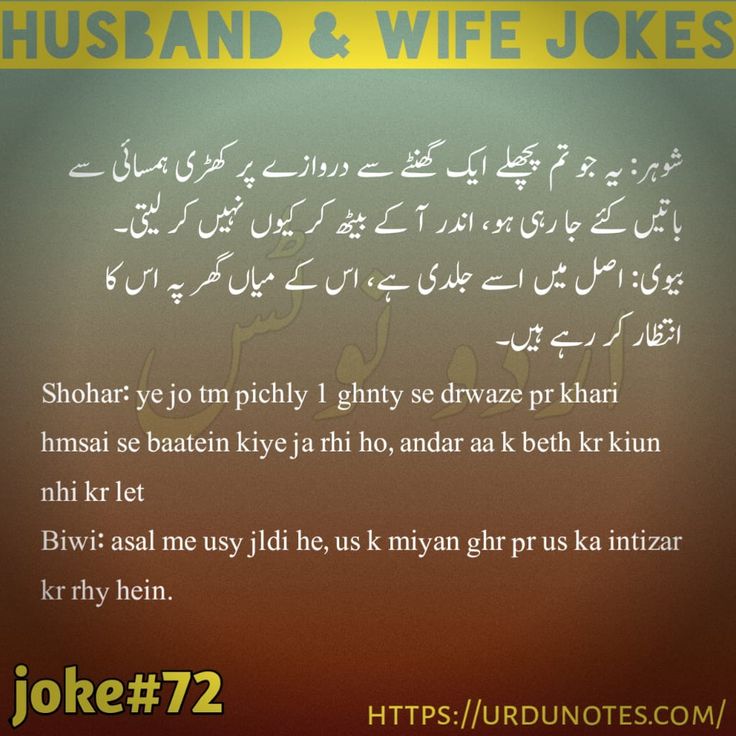Husband Wife Jokes In Urdu Sms 8