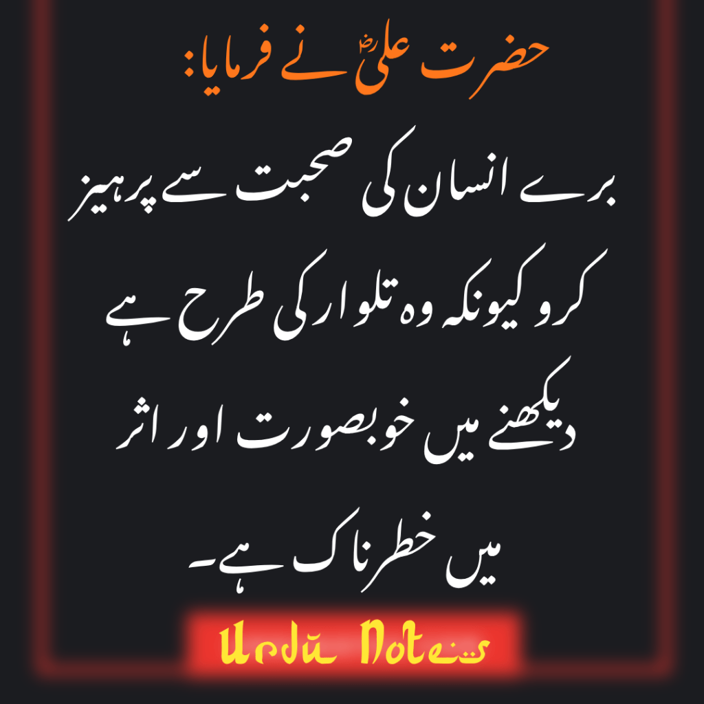 حضرت علیؓ نے فرمایا | Amazing Quotes of Hazrat Ali In Urdu Text 2